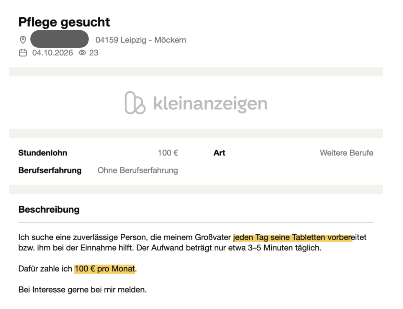 Anzeige Oktober 2026