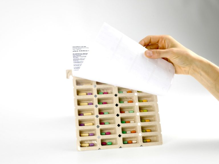 papierbasierter Becherblister plastikfreier Heimblister